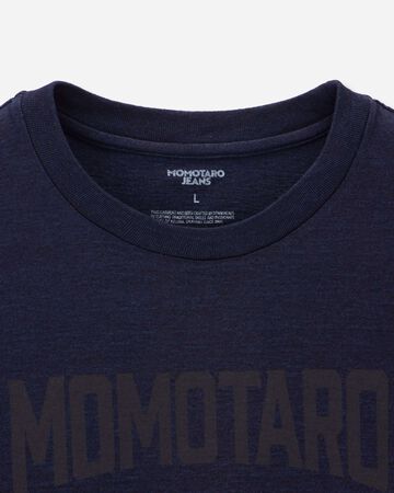 MMTS6008 YARN DYED SHORT SLEEVE T-SHIRT  ALPHABET,INDIGO, small image number 6