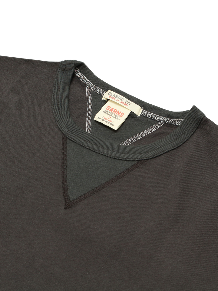 BR-8145 Vintage V Gudget Short Sleeve T-shirts (6 COLORS)-GREY- M,GREY, medium image number 11