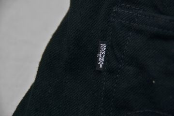 S710NBKII 17OZ BLACK DENIM SLIM FIT STRAIGHT-One Wash-29,, small image number 5