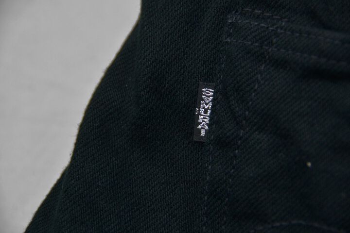 S710NBKII 17OZ BLACK DENIM SLIM FIT STRAIGHT-One Wash-29,, medium image number 5