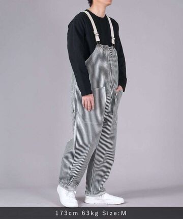 JBPT1022 ZIP FRONT OVERALL【WOMEN'S】,HICKORY, small image number 6