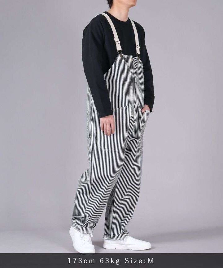 JBPT1022 ZIP FRONT OVERALL【WOMEN'S】,HICKORY, medium image number 6