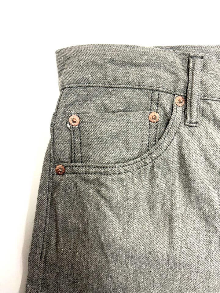 ONI246-MOKU 11oz Mixed Gray Denim Neat Straight,, medium image number 4
