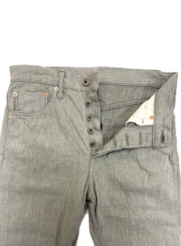 ONI246-MOKU 11oz Mixed Gray Denim Neat Straight,, small image number 2