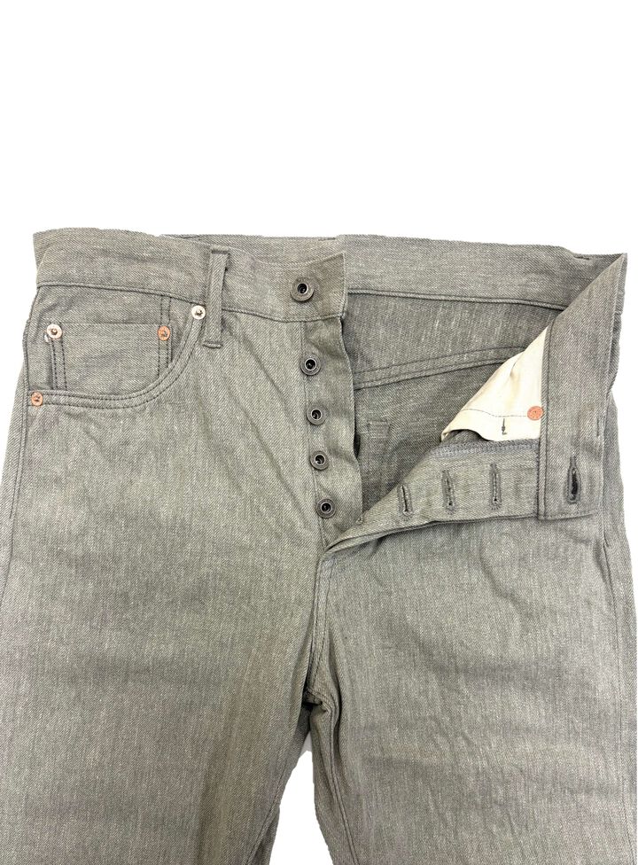 ONI246-MOKU 11oz Mixed Gray Denim Neat Straight,, medium image number 2