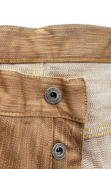 ONI275 20oz Awa Kakishibu x Kinari Denim Regular Straight,, small image number 8