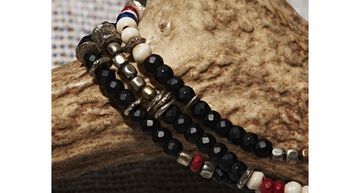 12AHK-320 Matte Onyx Triple Bracelet,, small image number 1