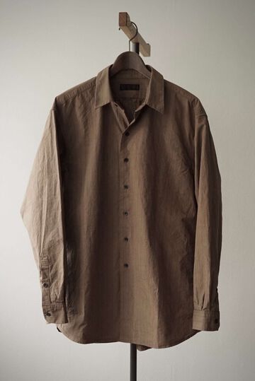 245SH03 Cotton/Linen Stripe / The Shirts,KAKISHIBU, small image number 3