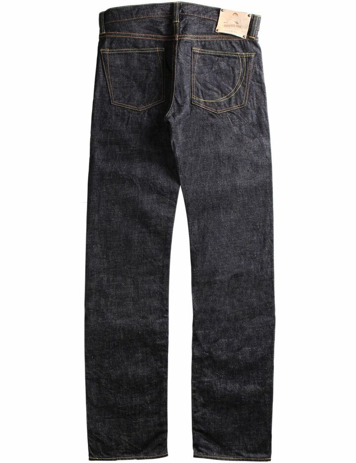 G017-MB Copper Label14.7oz Deep Colored Selvedge denim tight Straight-One Washed-30,, medium image number 1
