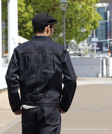 rnb5066 17oz Left Hand Twill Selvedge Denim Type1 Jacket,, small image number 8
