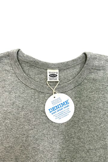 Lot 272 Crew Neck T-Shirts Plain,GRAY, small image number 2