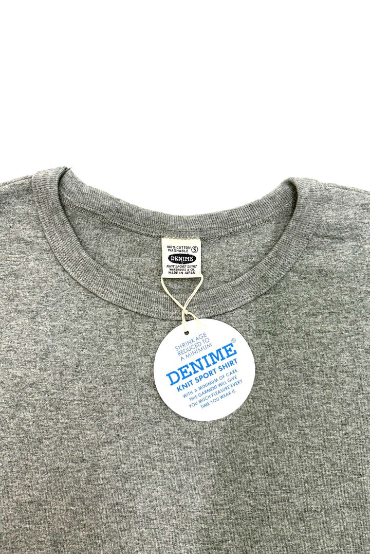 Lot 272 Crew Neck T-Shirts Plain,GRAY, medium image number 2