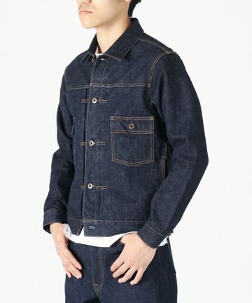 JBGJ1000 14.8oz Type 2nd Denim Jacket,INDIGO, small image number 1