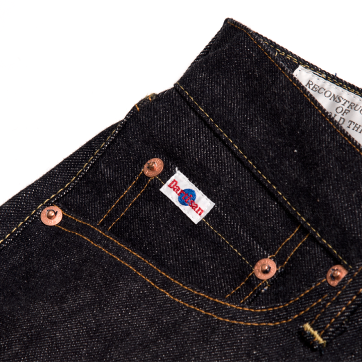 SD102-CB 15oz Cinch-back jeans loose straight(One washed),, medium image number 3