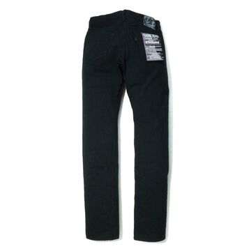 S710NBKII 17OZ BLACK DENIM SLIM FIT STRAIGHT-One Wash-29,, small image number 1