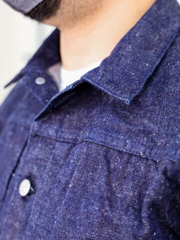 SC11201 13oz Awa-Aikon indigo Denim Blouse-42,, small image number 9