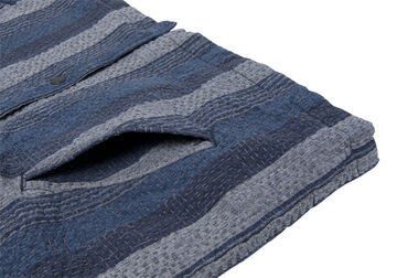4542 NORAGI KASURI SASHIKO JACKET,NAVY, small image number 5