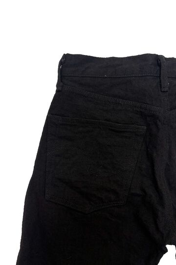 ONI288CCD-BKBK 15oz Crushed Concrete Denim Black x Black Kabuki Selvedge Regular Straight,, small image number 3