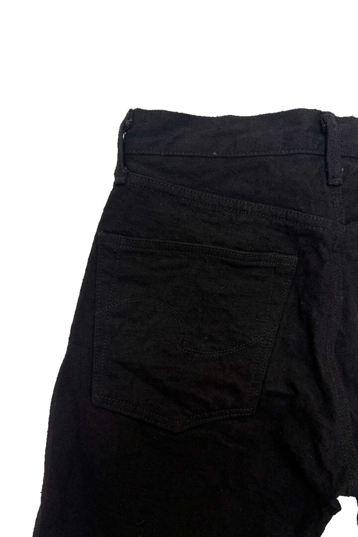 ONI288CCD-BKBK 15oz Crushed Concrete Denim Black x Black Kabuki Selvedge  Regular Straight,, medium image number 3