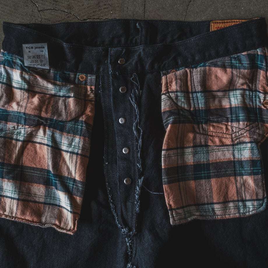 TCB Late S40's Jeans BKBK 14oz