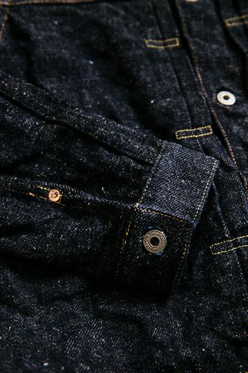 Oni 01507DIZR 20oz Dark Indigo Secret Denim 1st Type Jacket-One Wash-38,, small image number 9