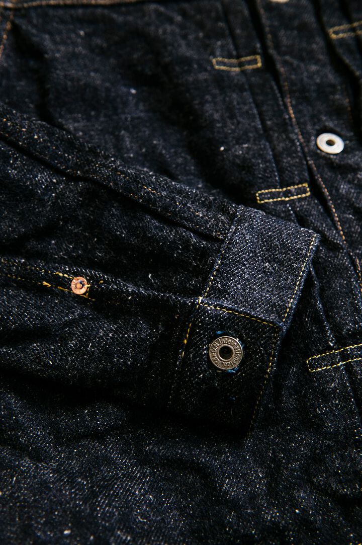 Oni 01507DIZR 20oz Dark Indigo Secret Denim 1st Type Jacket-One Wash-38,, medium image number 9