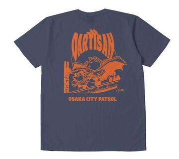 8180B USA Cotton Print T-shirts,NAVY, small image number 1
