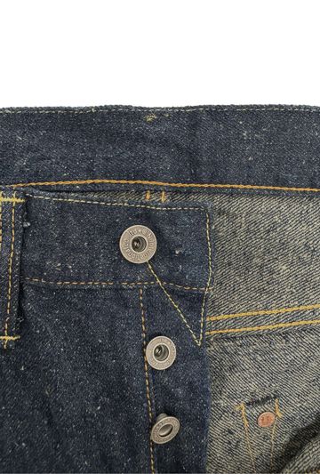 ONI222CCD-GOLV 15oz Crushed Concrete Denim Weft: Grayish Olive Kabuki Selvedge Super Wide Straight,, small image number 4