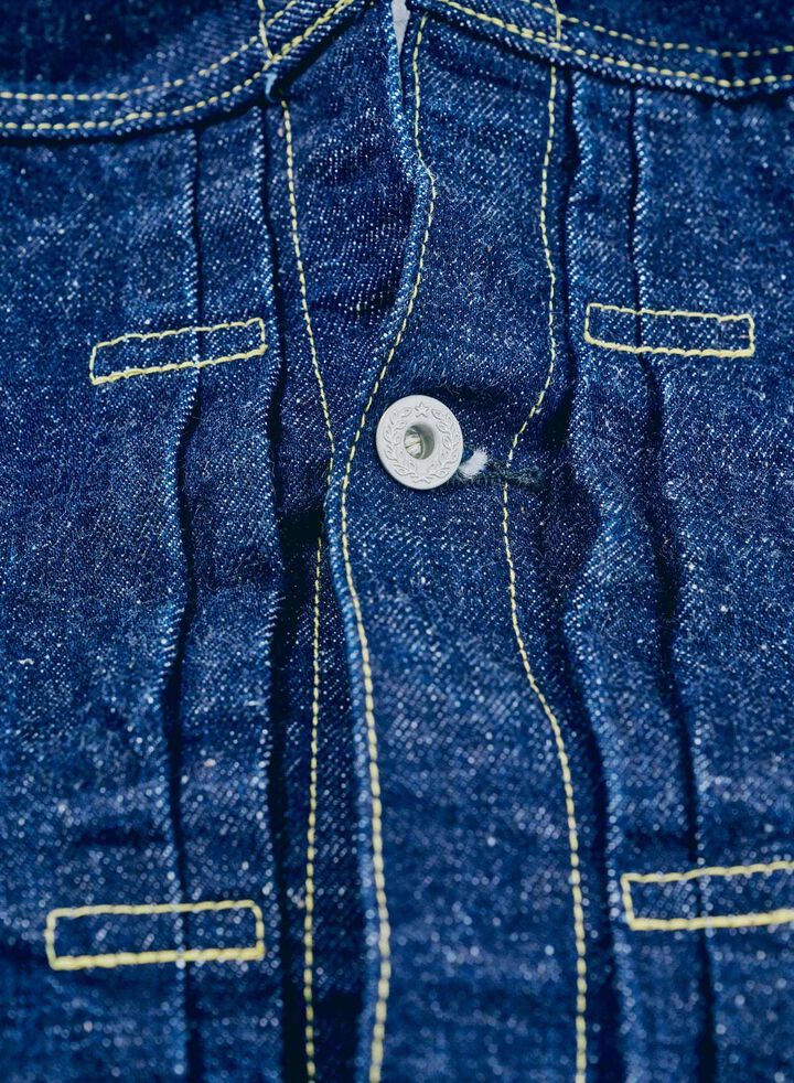 S554HX 15.8oz Samurai Cotton GL3 War Model Jean Jacket,, medium image number 3