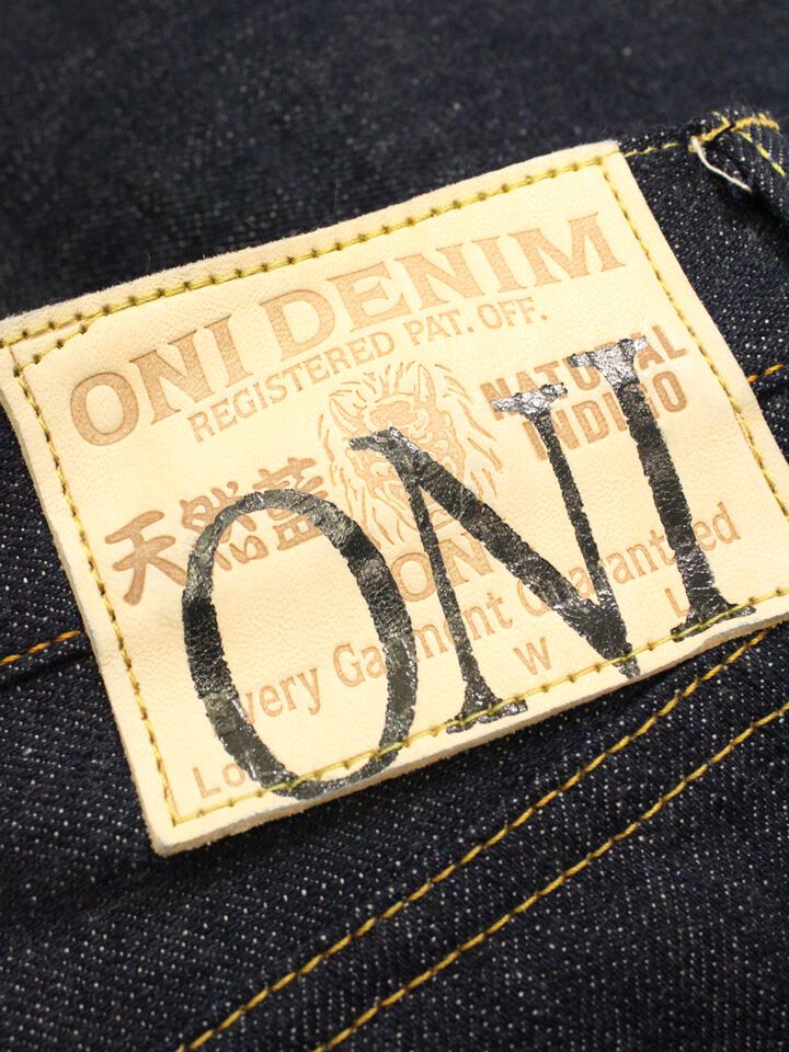 ONI-536LWZR 12.5OZ NATURAL INDIGO LOW TENSION DENIM TIGHT STRAIGHT,, medium image number 9