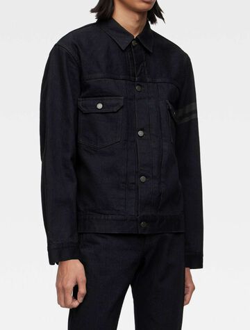 MMGJ1102 15.7oz #002 CLASSIC DENIM JACKET (BLACK),, small image number 6