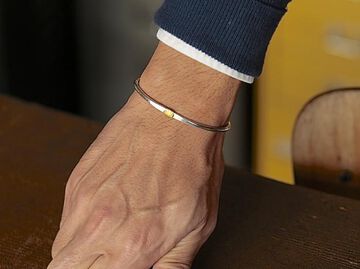 15AO-341 Hammerd Bangle -Brass Trip Smile-,, small image number 6