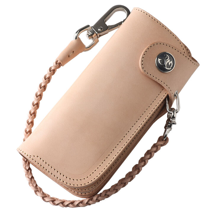 PAILOT RIVER PR-CW02-RG (REDMOON) Long Wallet PR-CW02-RG (Oil Leather Black
 Oil Leather Red Brown
 Oil Leather Dark Brown
 Saddle Leather Natural),OIL LEATHER BLACK, medium image number 3
