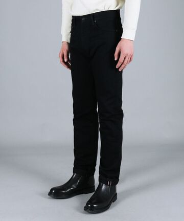 MXJE1205 BLACK x BLACK SLIMFIT STRAIGHT,BLACK, small image number 1