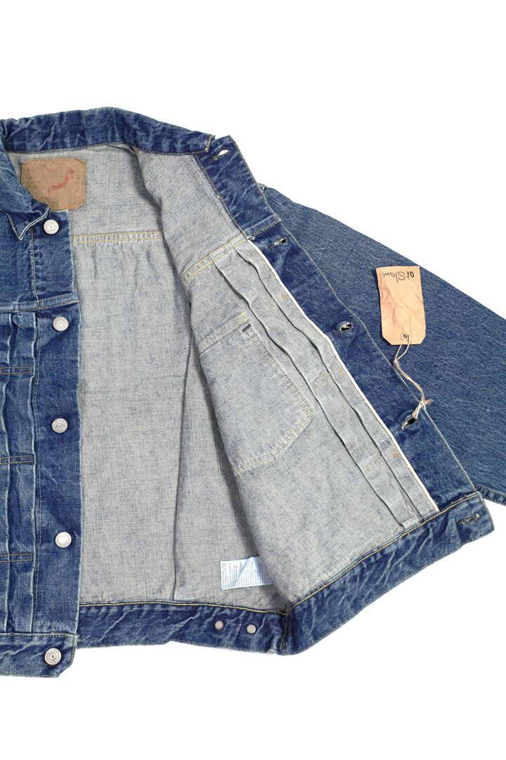 01-6002 2nd type 50's denim jacket Used Wash (2 YEAR WASH),, medium image number 4