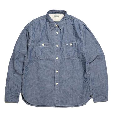 HBP-300CH Chambray Work Shirt (OFF WHITE),OFF WHITE, small image number 2