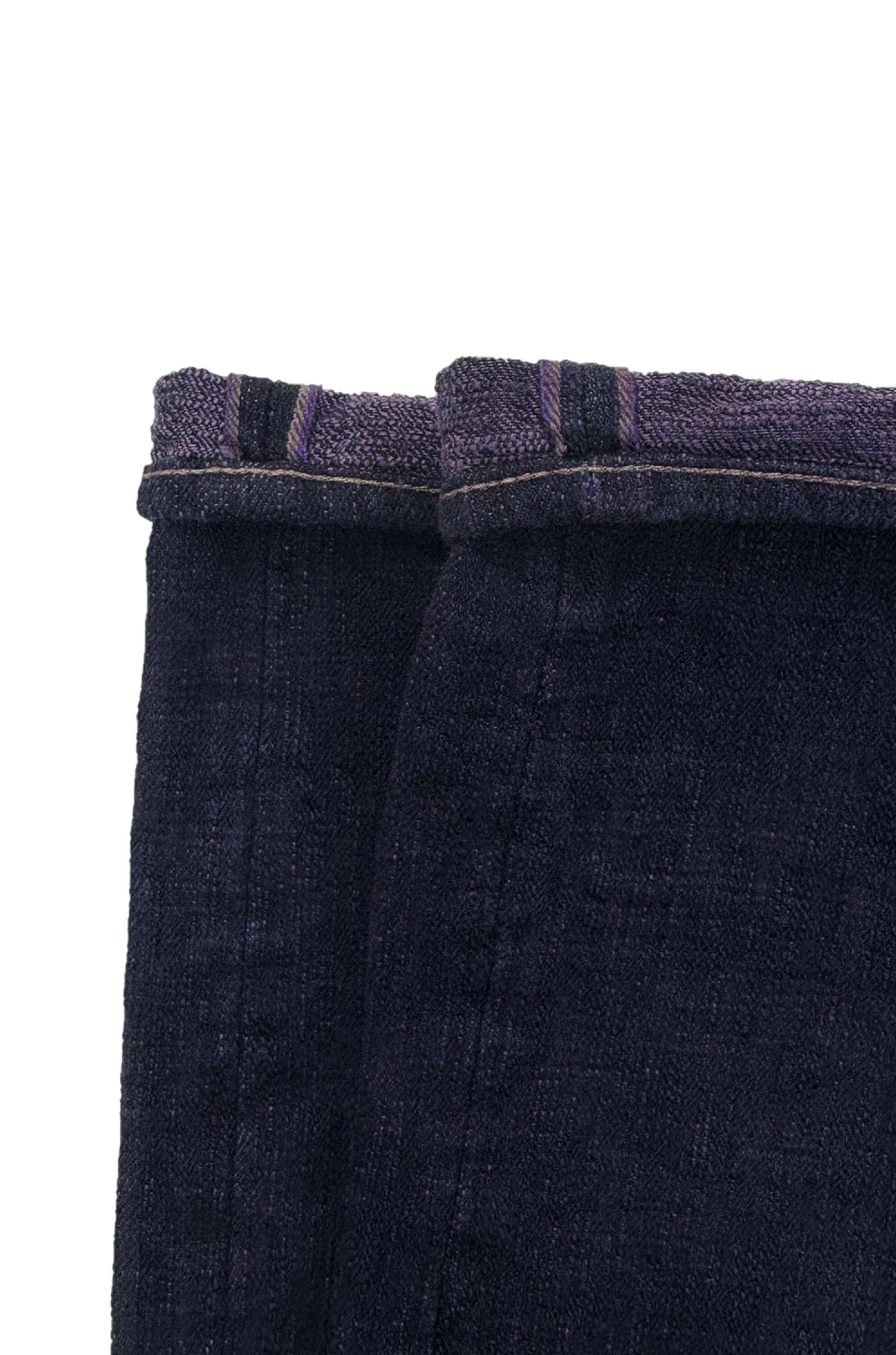 ヤンニョム DENIMIO | ONI-277Bumpy-紫 (Purple) 17oz Bumpy Denim Just Right