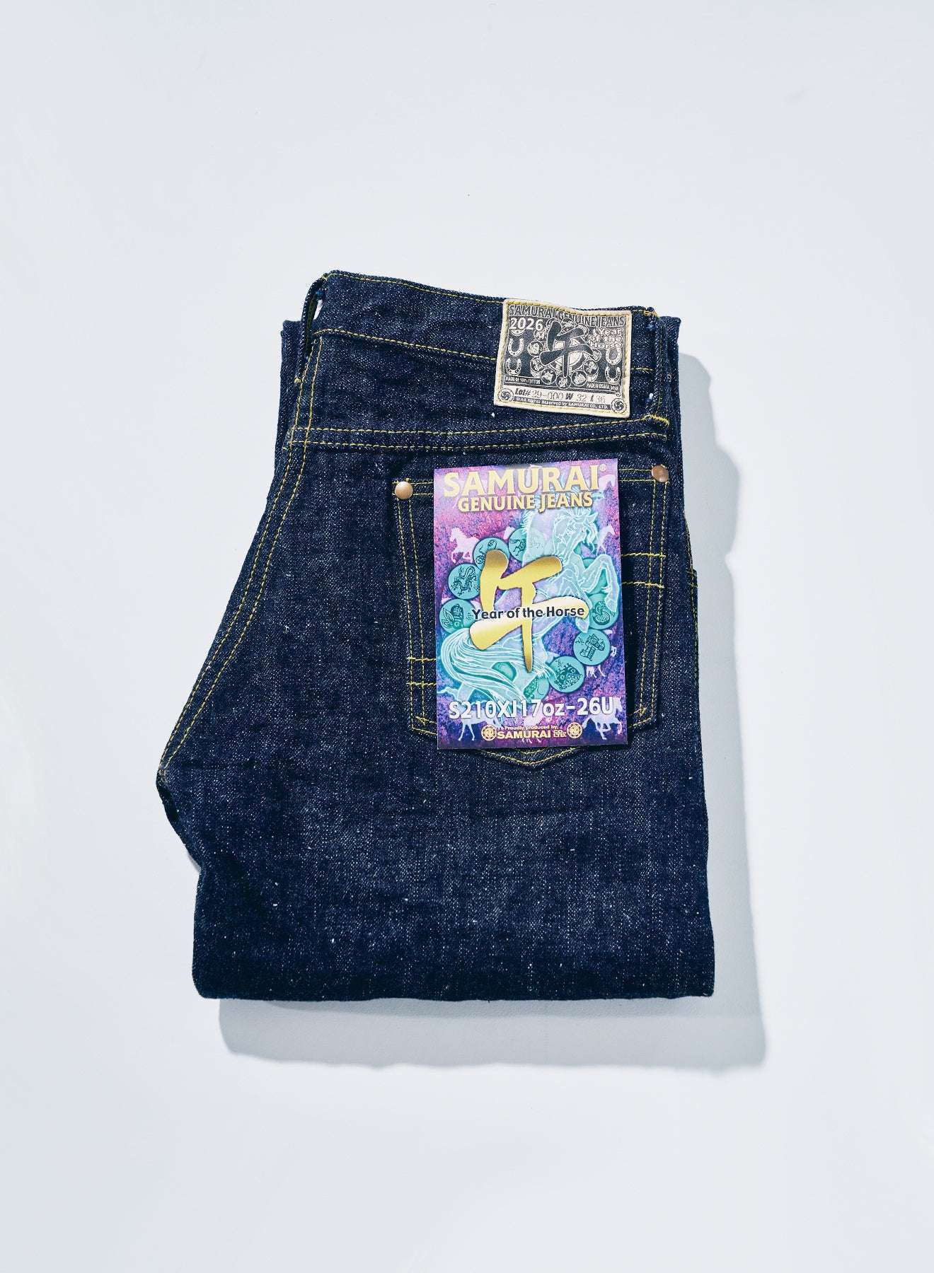 DENIMIO | S210XJ17oz-26U 17oz Year of the Horse model Straight Fit