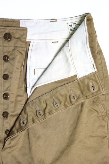 03-V5361 VINTAGE FIT ARMY TROUSERS (41 Dark Khaki),, small image number 3