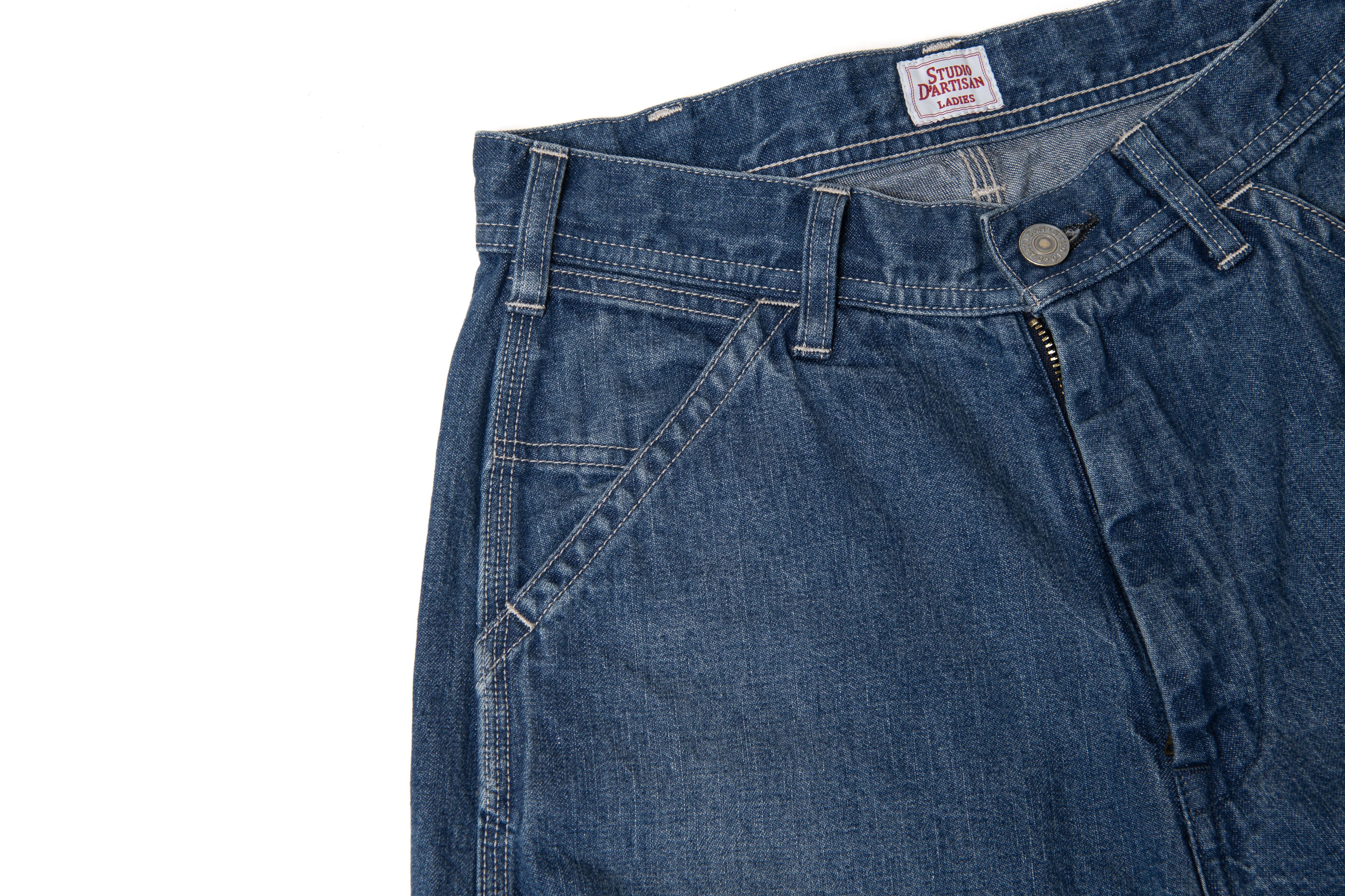 DENIMIO | SDL-1029U Denim Painter Pants【WOMEN'S】