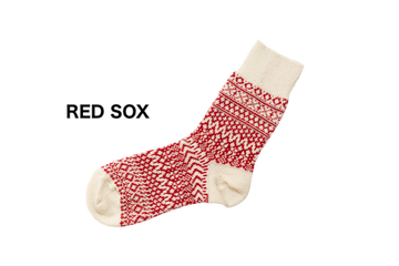 NK0101 WOOL JACQUARD SOCKS RED SOX (2024 LIMITED COLOR),RED SOX, small image number 6
