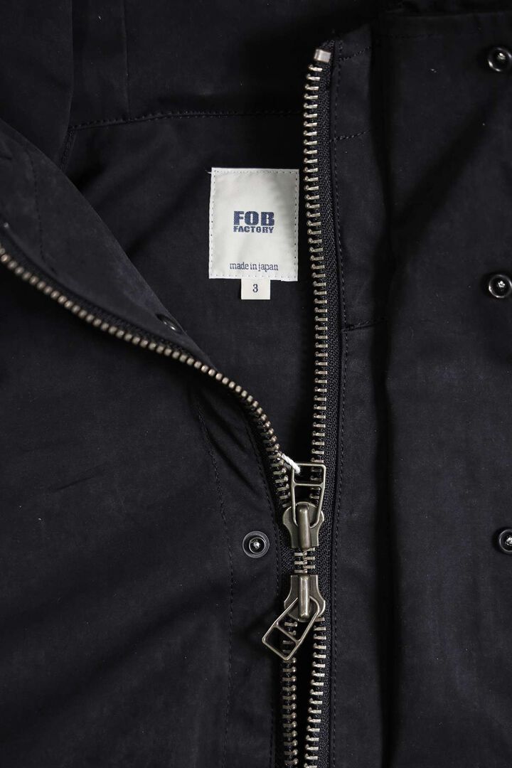 F2453 TRAIL MOUNTAIN PARKA HIGH DENSITY MIL CLOTH,BLACK, medium image number 4