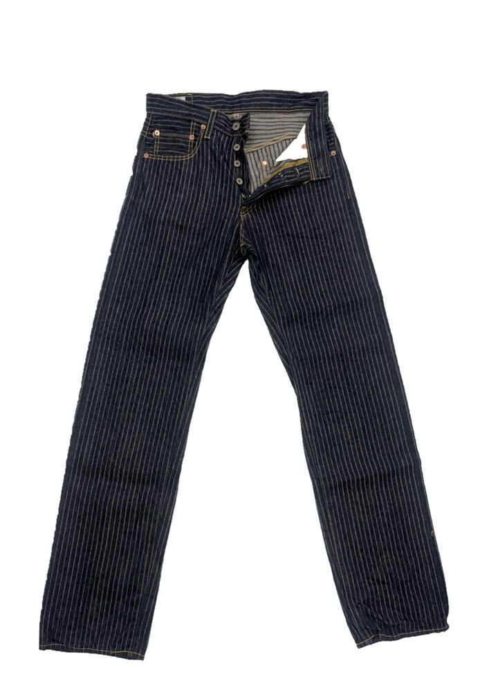 ONI-266-HJS Drop Needle Jacquard Stripe Relax Straight,, medium image number 5