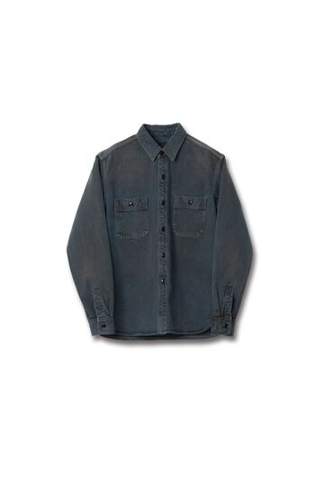 D5745 12oz KASANE NO IROME Denim Shirt,KUROBENI, small image number 2