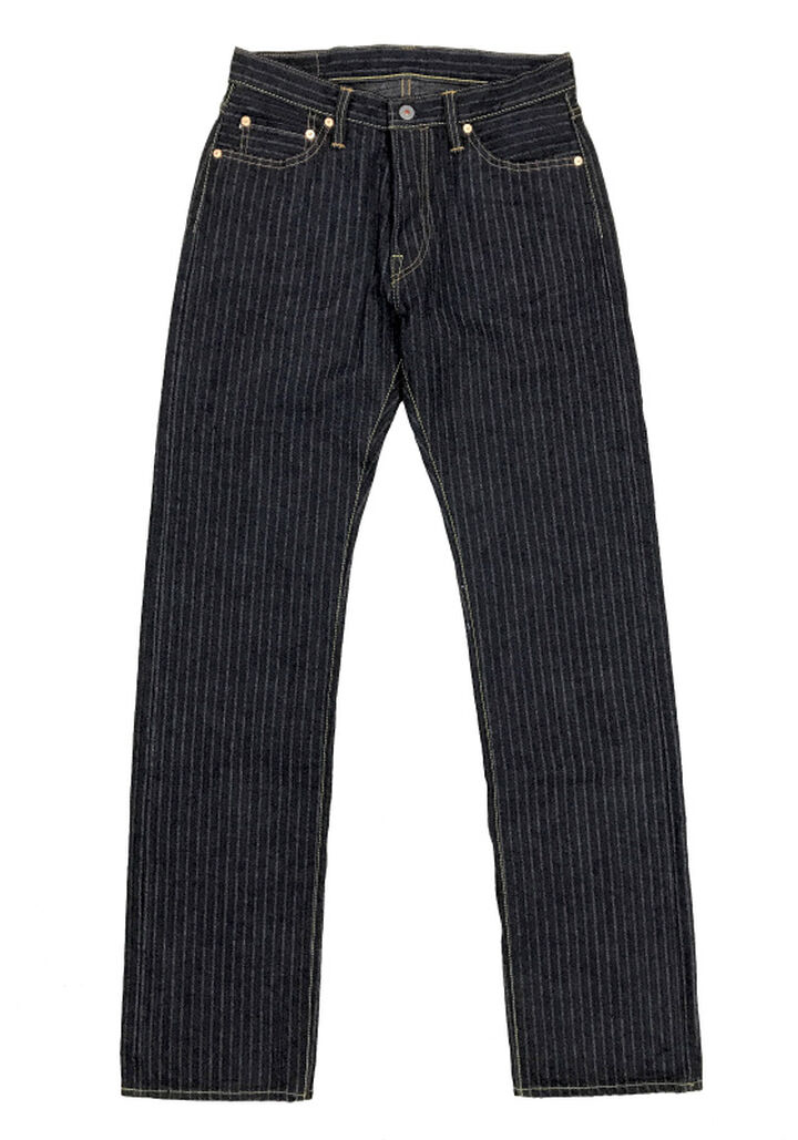 GZ-16ST-01OW 16oz Drop needle Herringbone jeans Straight(One washed)-One Washed-31,, medium image number 1