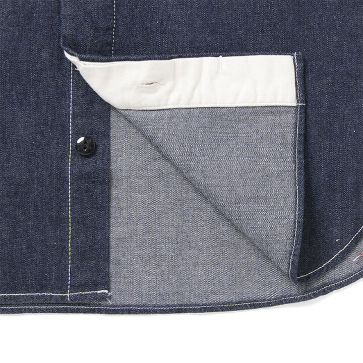 5333B-S Denim Short-Sleeve Work Shirts-44,, medium image number 4