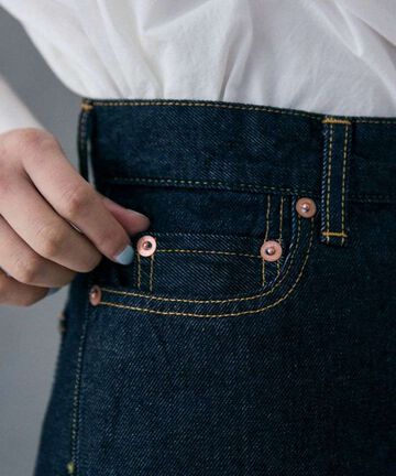 STJE1102 12OZ CROPPED JEANS【WOMEN'S】,INDIGO, small image number 18