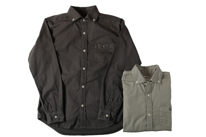 BR-4965N  NEW OX REGULAR LONG SLEEVE SHIRT,KHAKI, medium image number 1