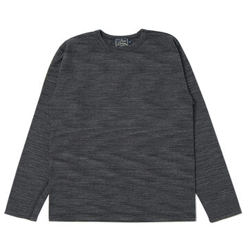 9938 Suvin Gold Loopwheeled Long sleeve T(3 COLORS),MOCK GRAY, small image number 4
