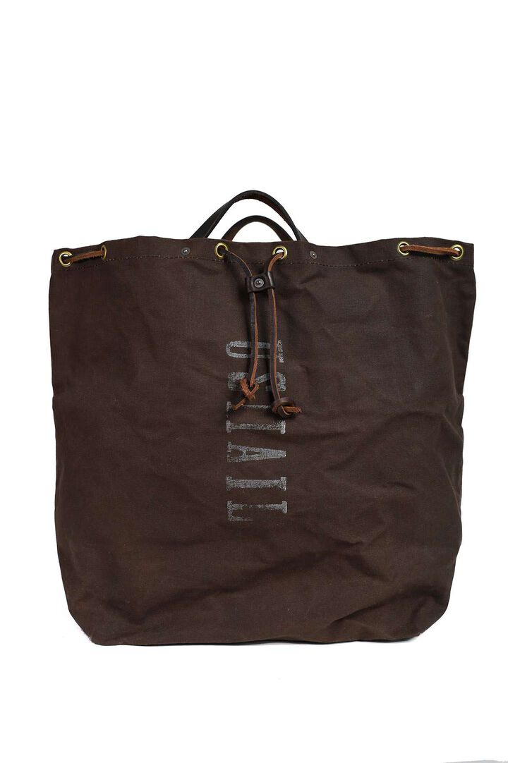VS-211 CANVAS×LEATHER MAIL PURSE BAG-LARGE,BLACK, medium image number 1